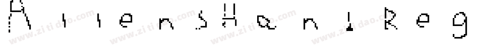 AllensHand Regular字体转换